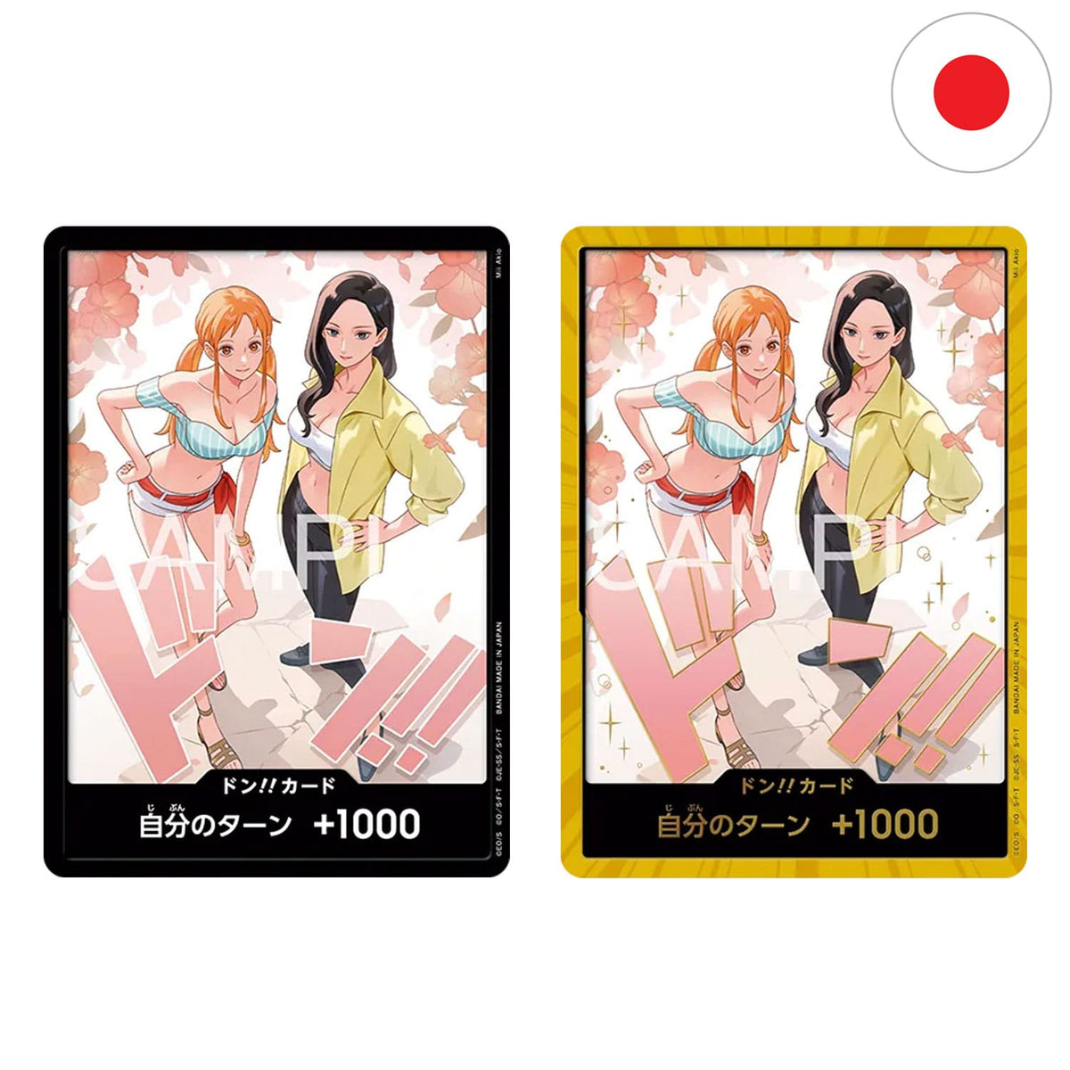 One Piece Card Game HEROINES PRECIOUS BOX Nami & Nico Robin DON!! Japanisch mit Normal und goldener Parallel-Version JP