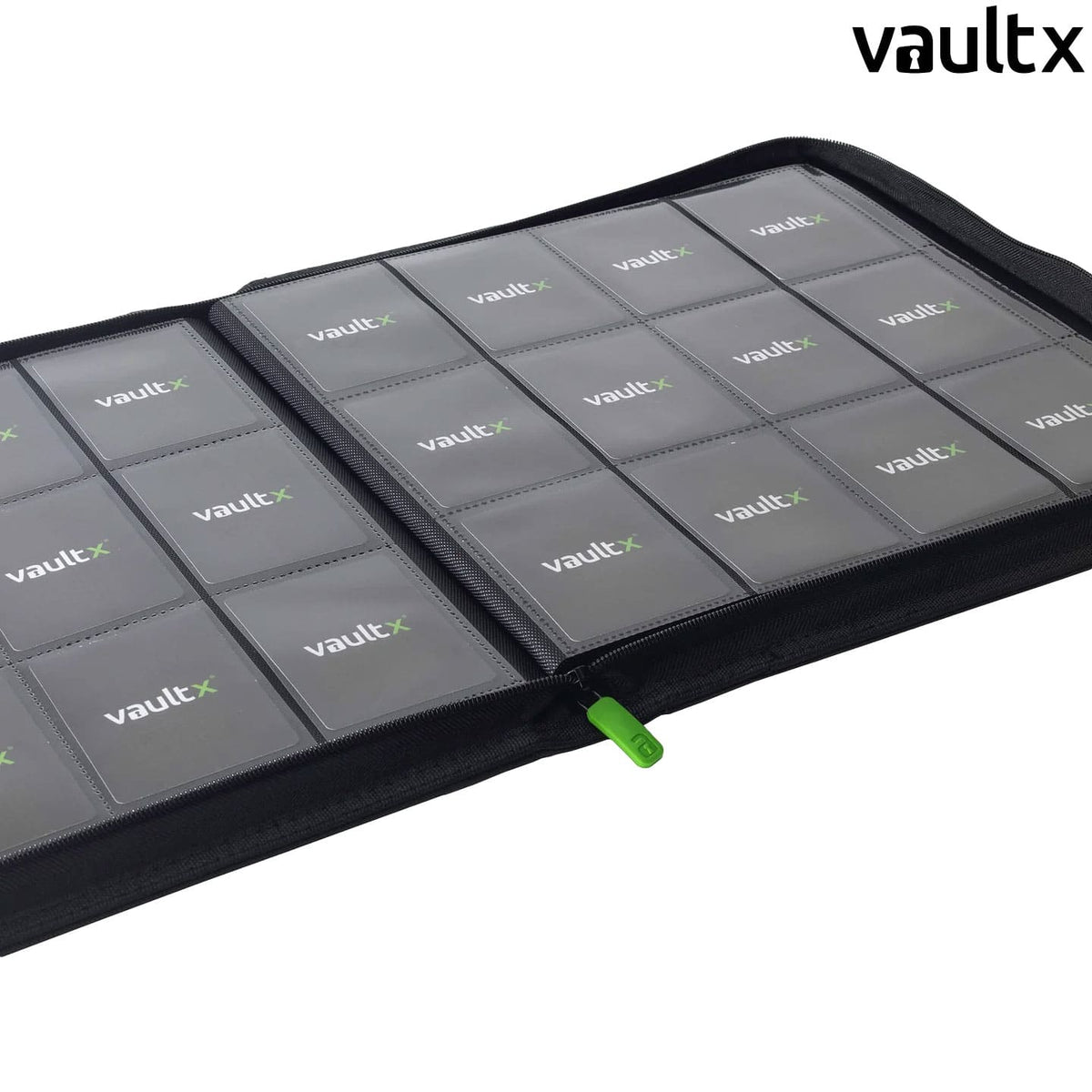 VaultX Premium Card Binder Innen 12 Pockets Zip Exo Tec in, für Lorcana, Riftbound und Dragon Ball.