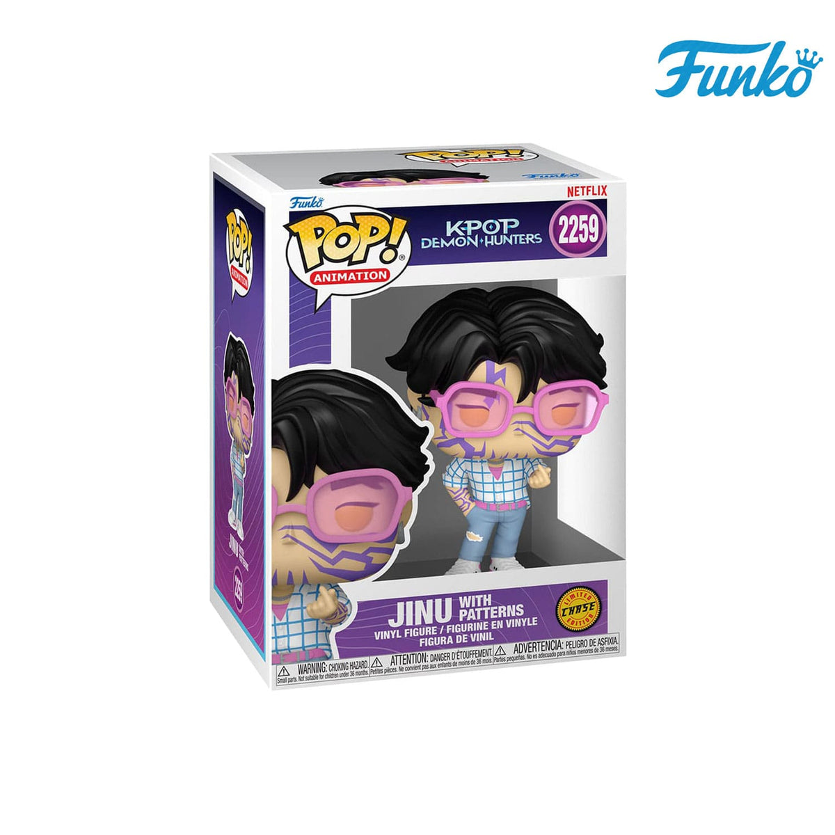 Huntrix KPOP Demon Hunters von Netflix nun als Funko POP! Animation Figur Jinu Limited Chase Edition with Patterns 2259.