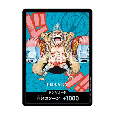 Die japanische One-Piece-Card-Game-Kumamoto-Special-Flagship-2026-Franky Karte.