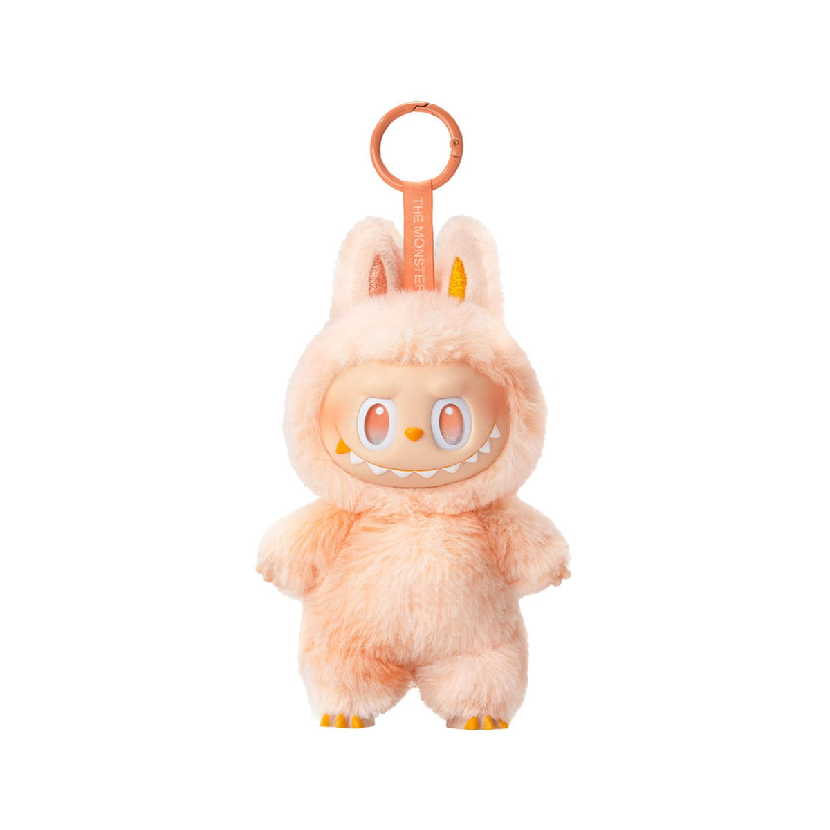 Ausgepackte LABUBU the MOnsters Plüsch mit Schlüsselanhänger für den Schlüsselbund oder für die Tasche, von POP MART.