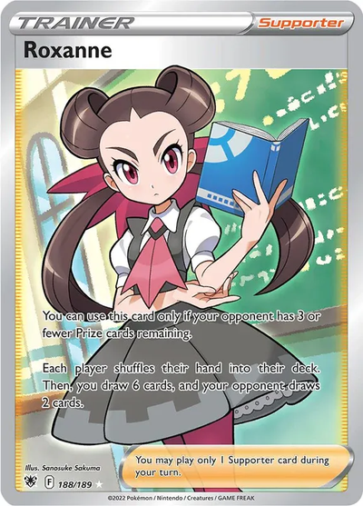 Die englische Pokémon-Astral-Radiance-186-189-Irida Karte.