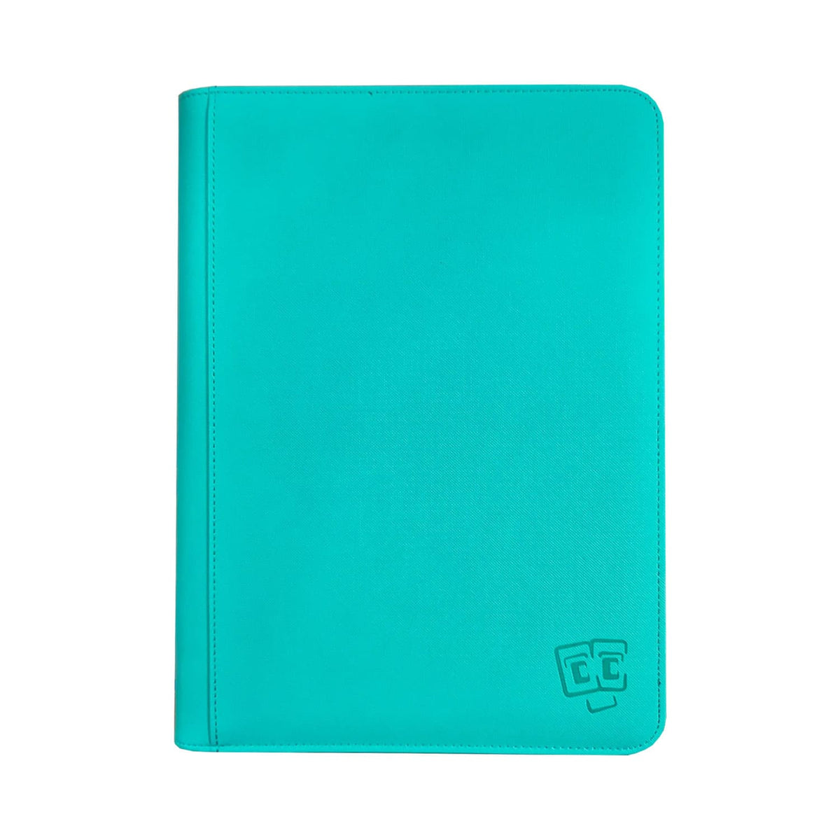 TCG Guru 4 Pocket Toploader Xenon Binder Türkis für Pokémon, One Piece, Yu-Gi-Oh!, MTG, Lorcana und Digimon Karten.