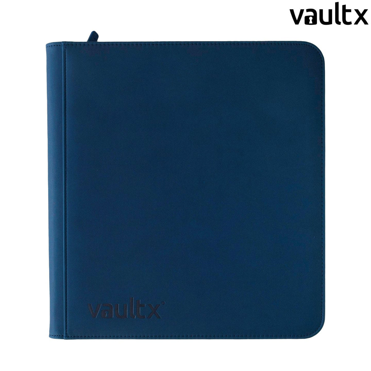 VaultX Premium Card Binder Blau 12 Pockets Zip Exo Tec in Farbe Blau, für Pokémon, Yu-Gi-Oh! und One Piece.