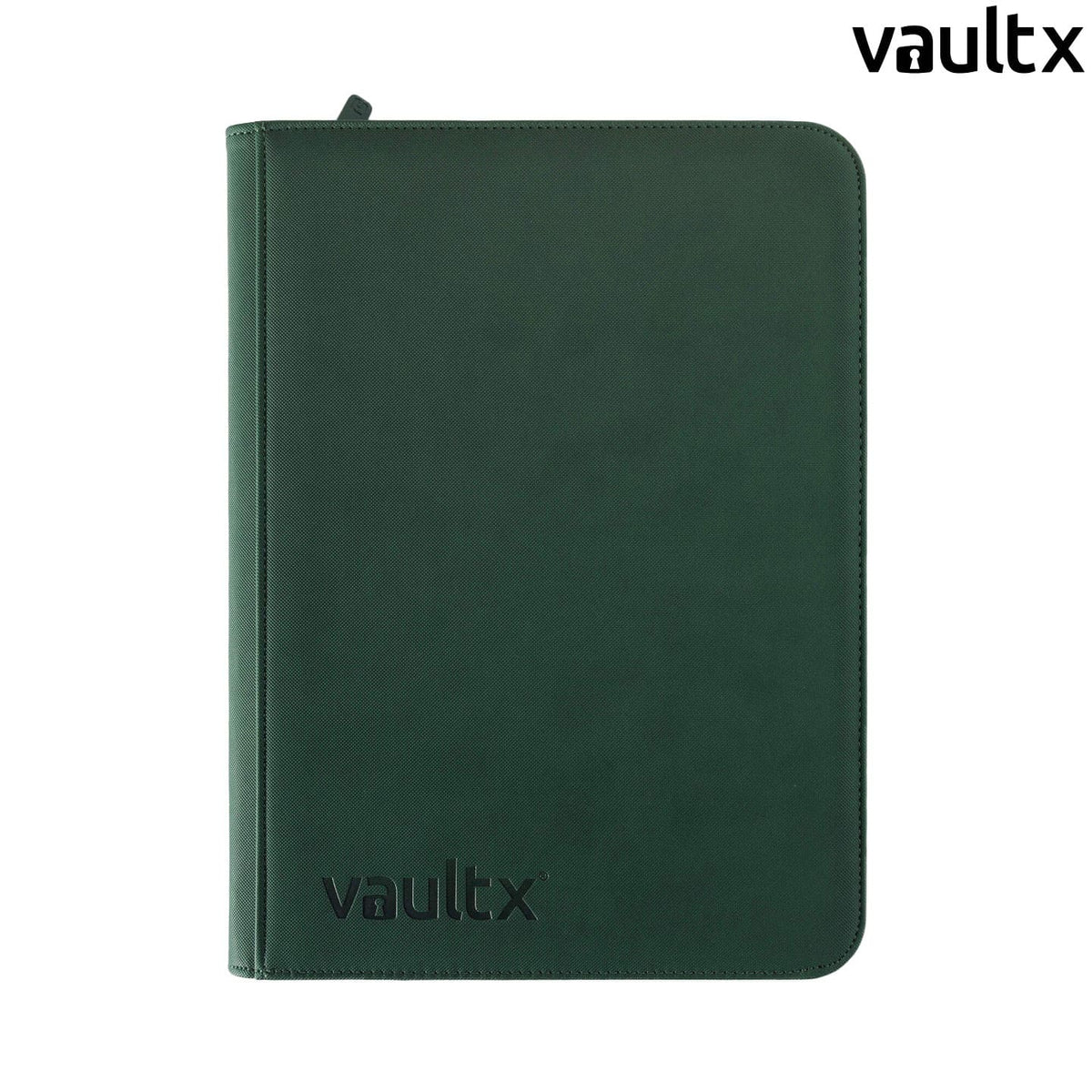 VaultX: Exo-Tec® 9 Pocket Zip Binder in grün, mit 20 Seiten, mit Platz bis zu 360 Karten, für Pokémon und One Piece.
