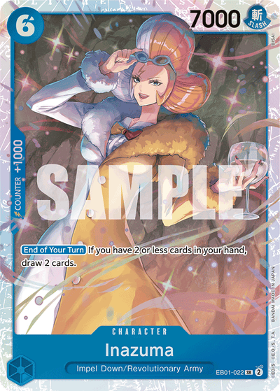 Inazuma EB01-022 Memorial Collection One Piece Karte