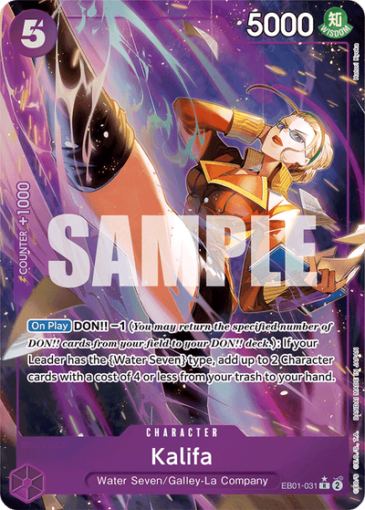 Kalifa EB01-031 (Parallel 1) Memorial Collection One Piece Karte