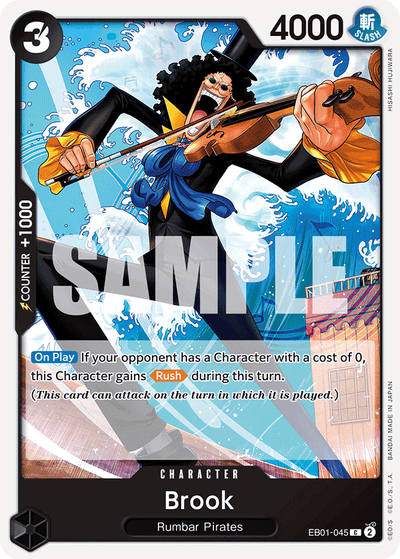 Brook EB01-045 Memorial Collection One Piece Karte