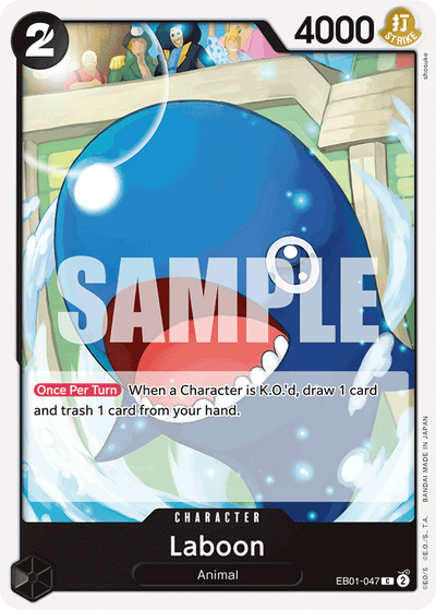 Laboon EB01-047 Memorial Collection One Piece Karte