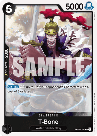 T-Bone EB01-049 Memorial Collection One Piece Karte