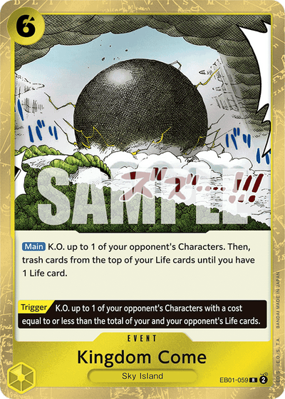 Kingdom Come EB01-059 Memorial Collection One Piece Karte