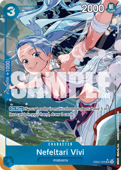 Nefeltari Vivi EB02-026 (Parallel 1) Anime 25th Collection One Piece Karte