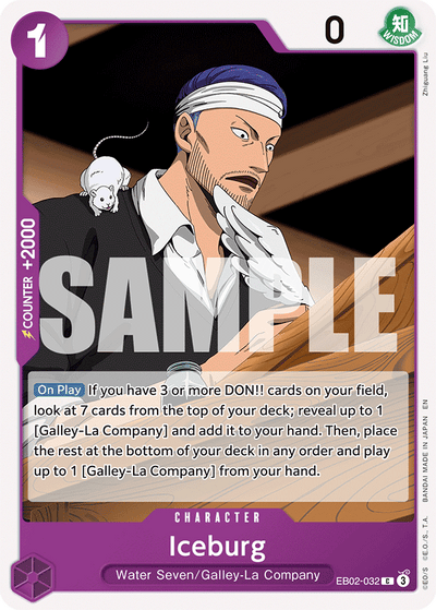 Iceburg EB02-032 Anime 25th Collection One Piece Karte
