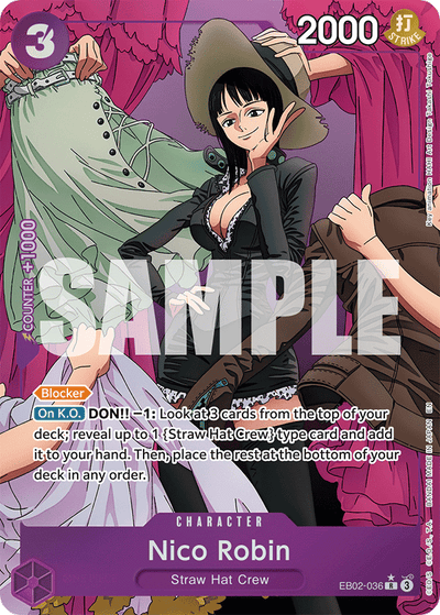Nico Robin EB02-036 (Parallel 1) Anime 25th Collection One Piece Karte