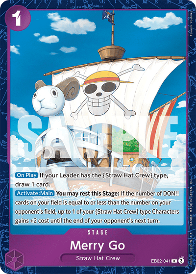 Merry Go EB02-041 Anime 25th Collection One Piece Karte
