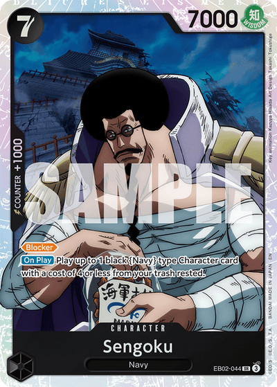 Sengoku EB02-044 Anime 25th Collection One Piece Karte