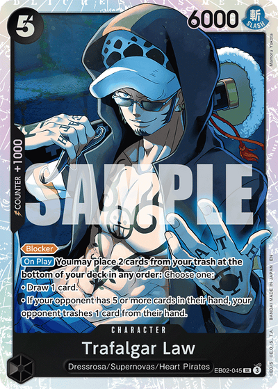 Trafalgar Law EB02-045 Anime 25th Collection One Piece Karte