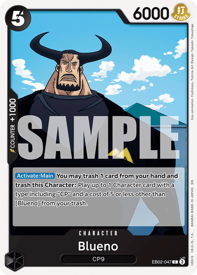 Blueno EB02-047 Anime 25th Collection One Piece Karte