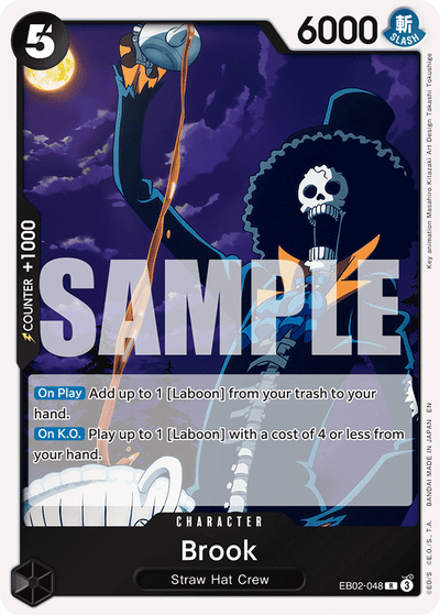 Brook EB02-048 Anime 25th Collection One Piece Karte