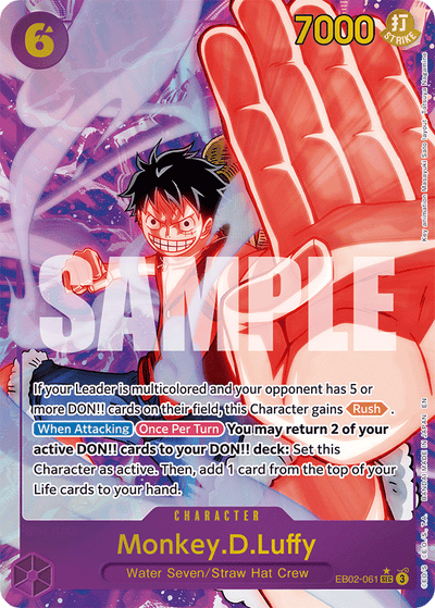 Monkey.D.Luffy EB02-061 (Parallel 1) Anime 25th Collection One Piece Karte