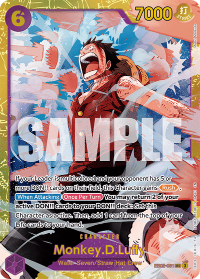 Monkey.D.Luffy EB02-061 Anime 25th Collection One Piece Karte