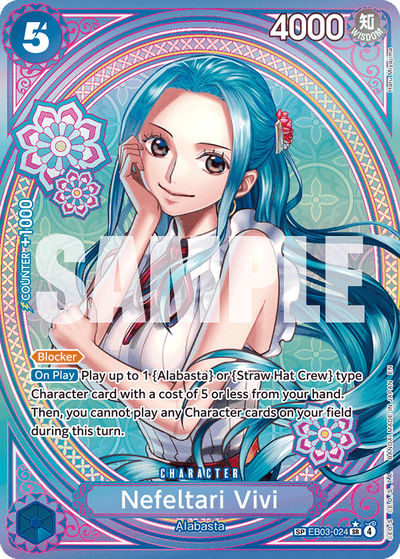 Nefeltari Vivi EB03-024 (Parallel 2) Heroines Edition One Piece Karte