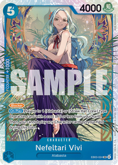Nefeltari Vivi EB03-024 Heroines Edition One Piece Karte