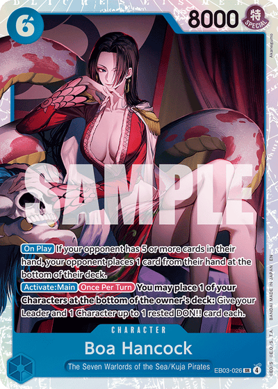 Boa Hancock EB03-026 Heroines Edition One Piece Karte