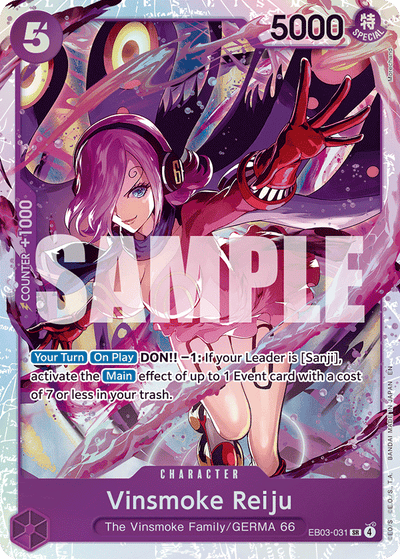 Vinsmoke Reiju EB03-031 Heroines Edition One Piece Karte
