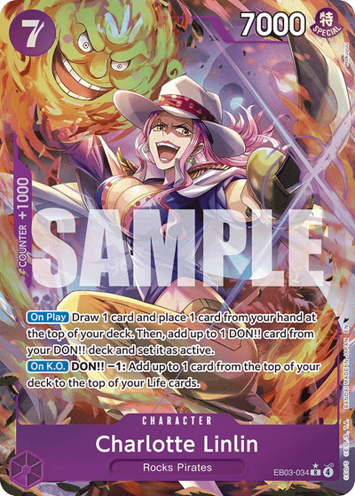 Charlotte Linlin EB03-034 (Parallel 1) Heroines Edition One Piece Karte