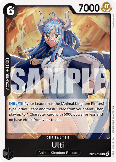 Ulti EB03-039 Heroines Edition One Piece Karte