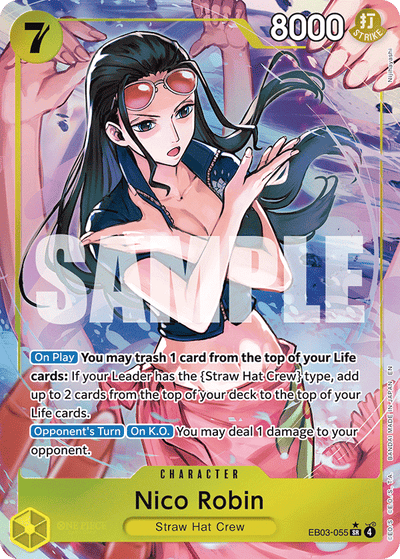 Nico Robin EB03-055 (Parallel 1) Heroines Edition One Piece Karte