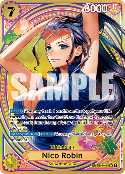 Nico Robin EB03-055 (Parallel 2) Heroines Edition One Piece Karte