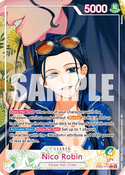 Nico Robin EB05-010 (Parallel 1) Heroines Edition Vol. 2 One Piece Karte