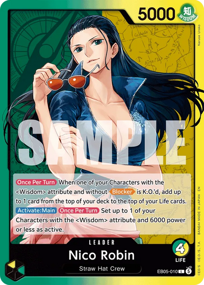 Nico Robin EB05-010 Heroines Edition Vol. 2 One Piece Karte
