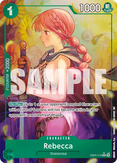 Rebecca EB05-018 (Parallel 1) Heroines Edition Vol. 2 One Piece Karte