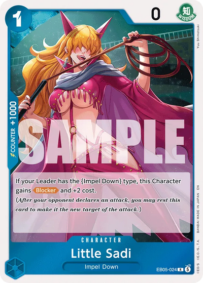 Little Sadi EB05-024 Heroines Edition Vol. 2 One Piece Karte