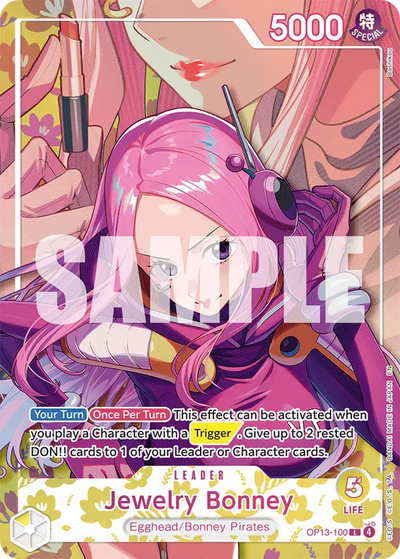 Jewelry Bonney OP13-100 (Parallel 2) Heroines Edition Vol. 2 One Piece Karte
