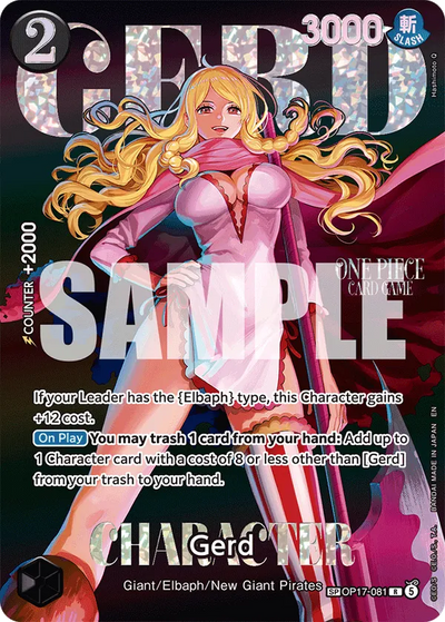 Gerd OP17-081 (Parallel 1) Heroines Edition Vol. 2 One Piece Karte