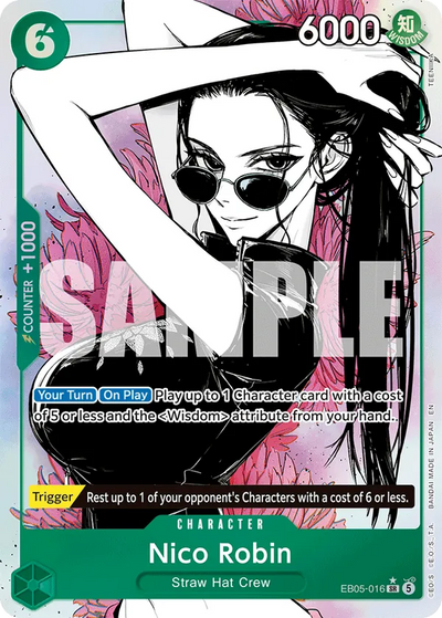 Nico Robin EB05-016 (Parallel 1) Heroines Edition Vol. 2 One Piece Karte