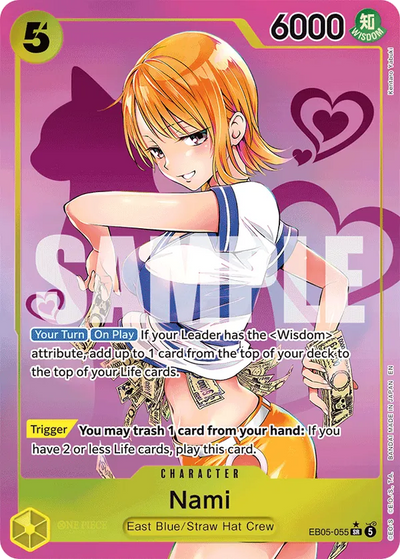 Nami EB05-055 (Parallel 2) Heroines Edition Vol. 2 One Piece Karte