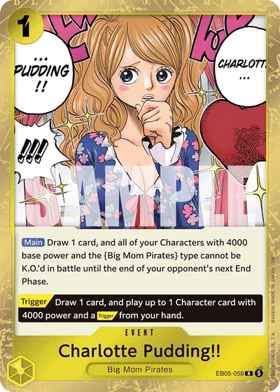 Charlotte Pudding!! EB05-059 Heroines Edition Vol. 2 One Piece Karte