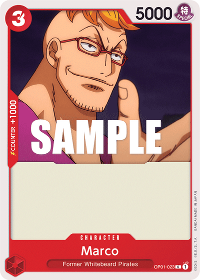 Marco OP01-023 Romance Dawn One Piece Karte