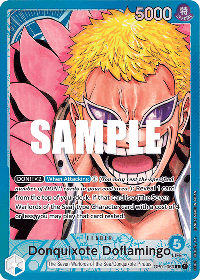 Donquixote Doflamingo OP01-060 (Parallel 1) Romance Dawn One Piece Karte