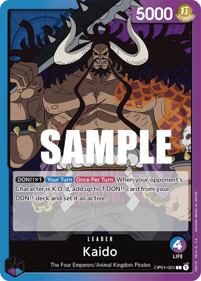 Kaido OP01-061 Romance Dawn One Piece Karte