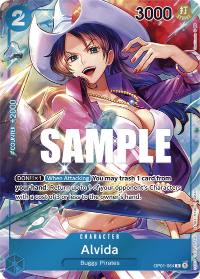 Alvida OP01-064 (Parallel 1) Romance Dawn One Piece Karte