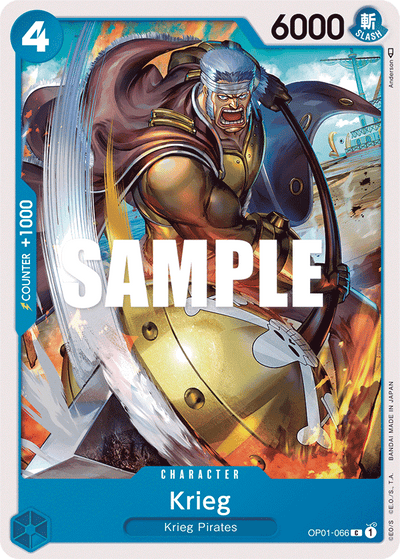 Krieg OP01-066 Romance Dawn One Piece Karte