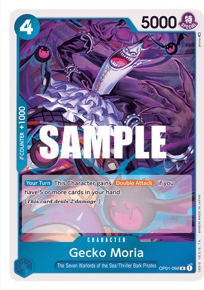 Gecko Moria OP01-068 Romance Dawn One Piece Karte