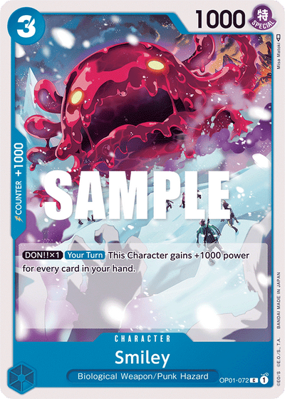 Smiley OP01-072 Romance Dawn One Piece Karte
