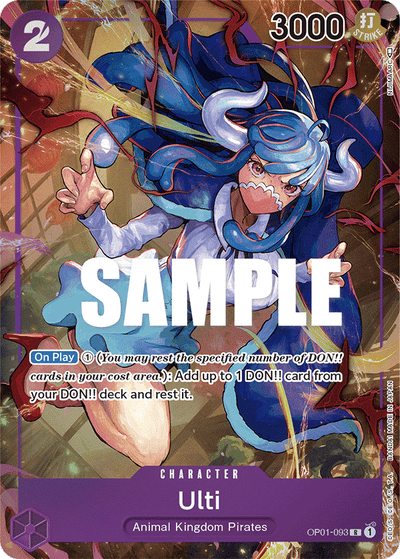 Ulti OP01-093 (Parallel 1) Romance Dawn One Piece Karte